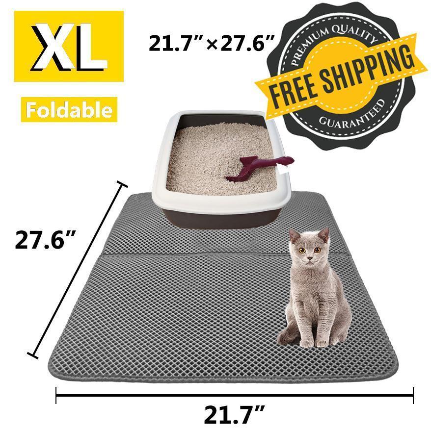 2019 New Double Layer Larger Size Cat Litter Mat