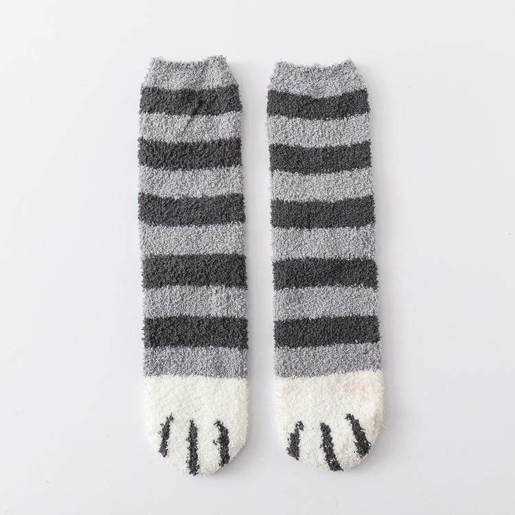 Winter Cat Claws Warm Sleep Socks