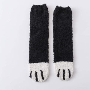 Winter Cat Claws Warm Sleep Socks