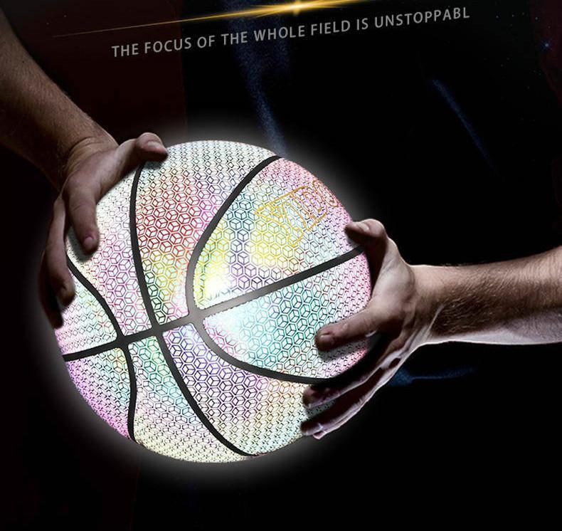 Holographic Glowing Reflective Basketball- Buy 2 Free Shipping