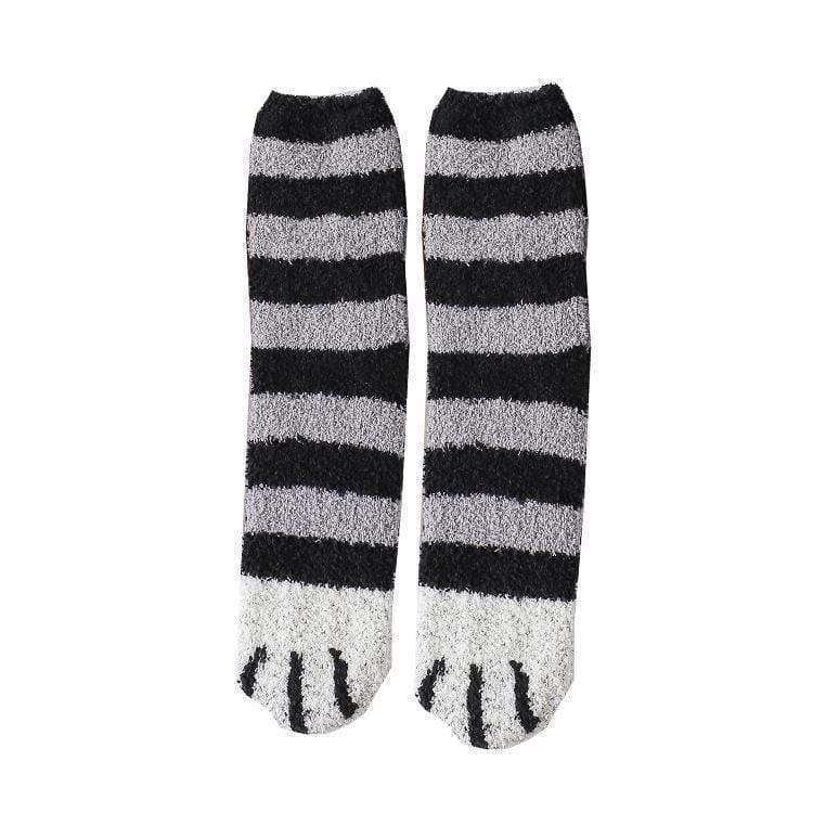 Winter Cat Claws Warm Sleep Socks