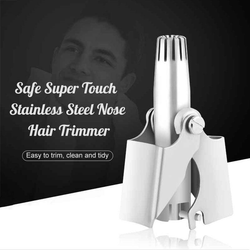 Safe Super Touch Stainless Steel Nose Hair Trimmer