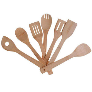 Bamboo Cooking Utensils Set Pack Of 7