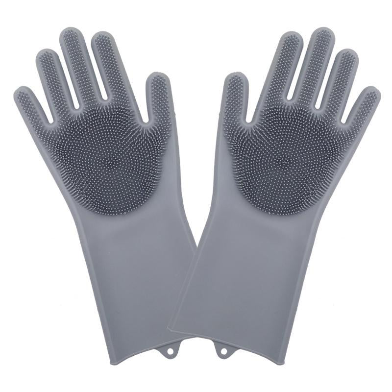 Magic Rubber Silicone Dish Washing Gloves