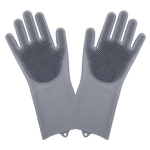 Magic Rubber Silicone Dish Washing Gloves