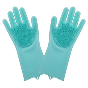 Magic Rubber Silicone Dish Washing Gloves