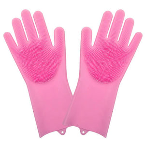 Magic Rubber Silicone Dish Washing Gloves