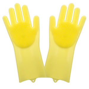 Magic Rubber Silicone Dish Washing Gloves