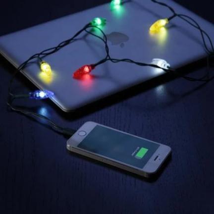 Christmas Lights Phone Charging Cable