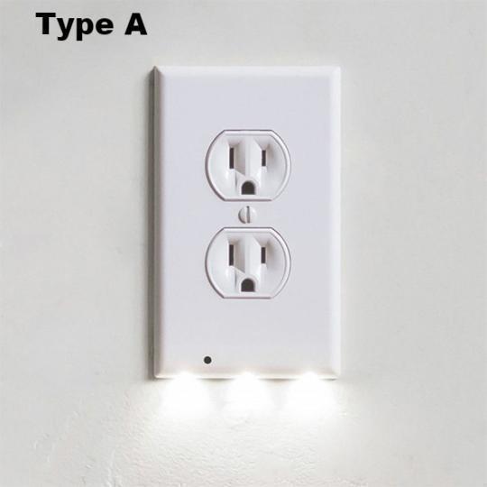 【BLACK FRIDAY Buy 2 Get 1 Free】OUTLET WALL PLATE WITH LED NIGHT LIGHTS