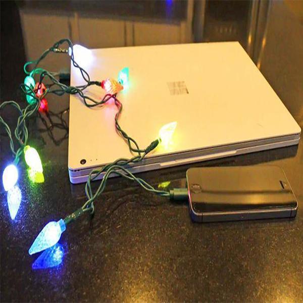 Christmas Lights Phone Charging Cable