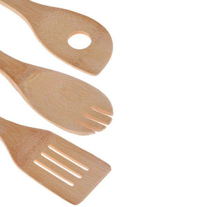 Bamboo Cooking Utensils Set Pack Of 7