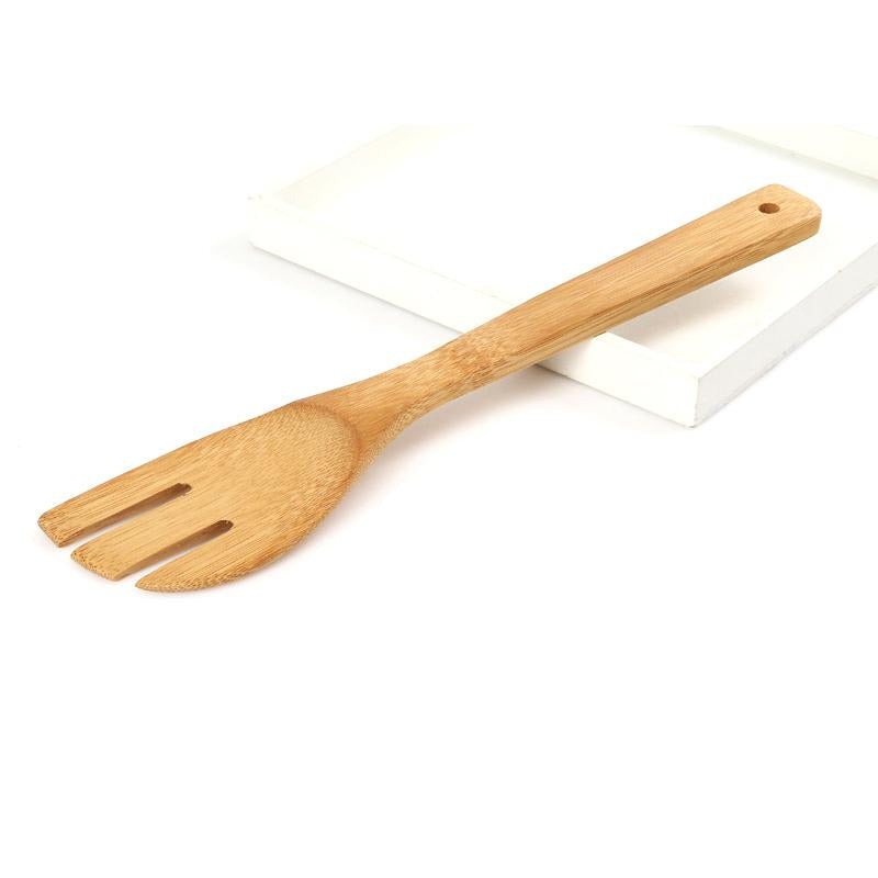 6 Pieces Heat Resistant Bamboo Cooking Utensils