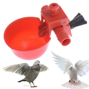 Automatic Quail Birds Drinker Chicken Duck Waterer Bowl