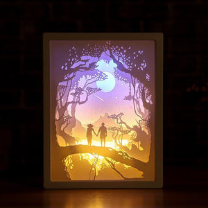 3D Light And Shadow DIY Decorative Paper Carving Lamp