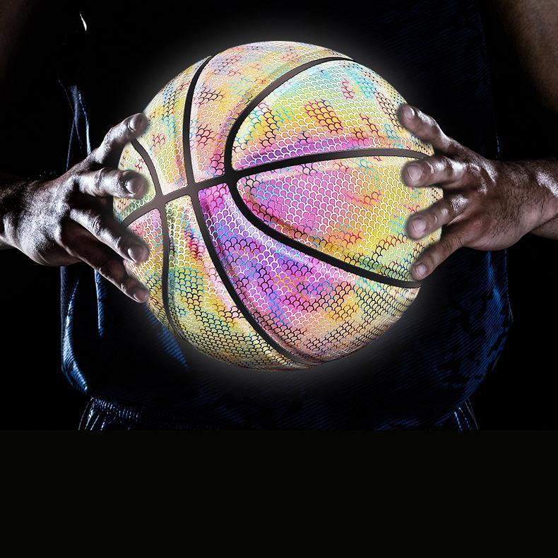 Holographic Glowing Reflective Basketball- Buy 2 Free Shipping