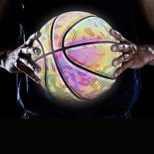 Holographic Glowing Reflective Basketball- Buy 2 Free Shipping