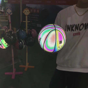 Holographic Glowing Reflective Basketball- Buy 2 Free Shipping