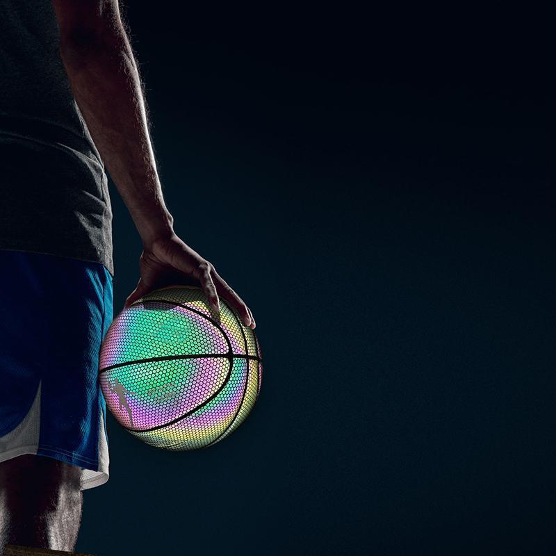 Holographic Glowing Reflective Basketball- Buy 2 Free Shipping