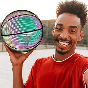 Holographic Glowing Reflective Basketball- Buy 2 Free Shipping