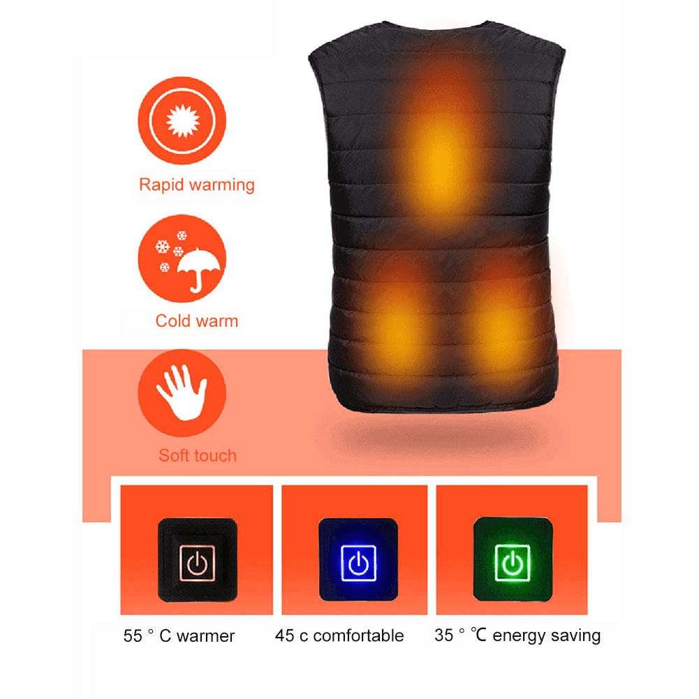 Unisex Warming Heated Vest