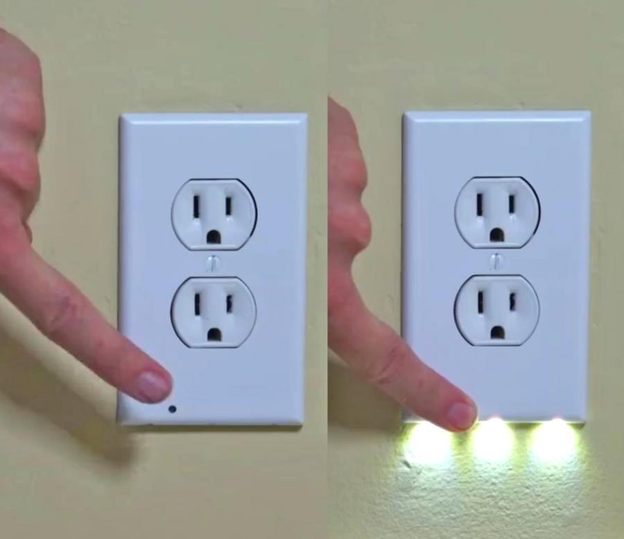 【BLACK FRIDAY Buy 2 Get 1 Free】OUTLET WALL PLATE WITH LED NIGHT LIGHTS