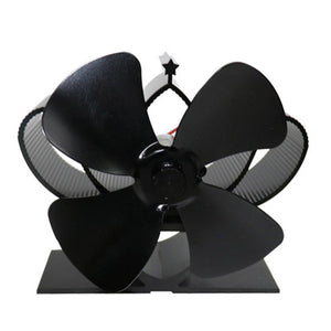 4 Blade Thermal Heat Powered Pellet Stove Fan