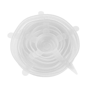 Stretchable Food Silicone Lid-6 Pieces