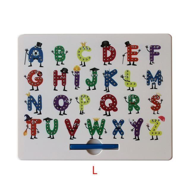 Children Magnetic Alphabet Learner and Writing Board