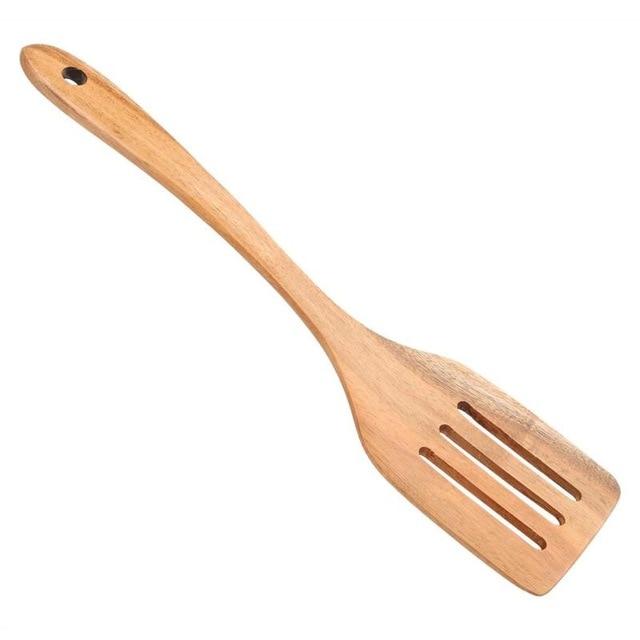 Wooden Kitchen Cooking Utensil Set